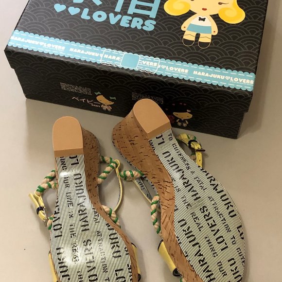 Harajuku Lovers - summer sandles - sz. 8.5 - Picture 4 of 5